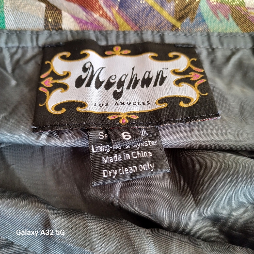 Meghan Los Angeles Women Size 6  Multicolor Abstract Dress - Picture 15 of 15